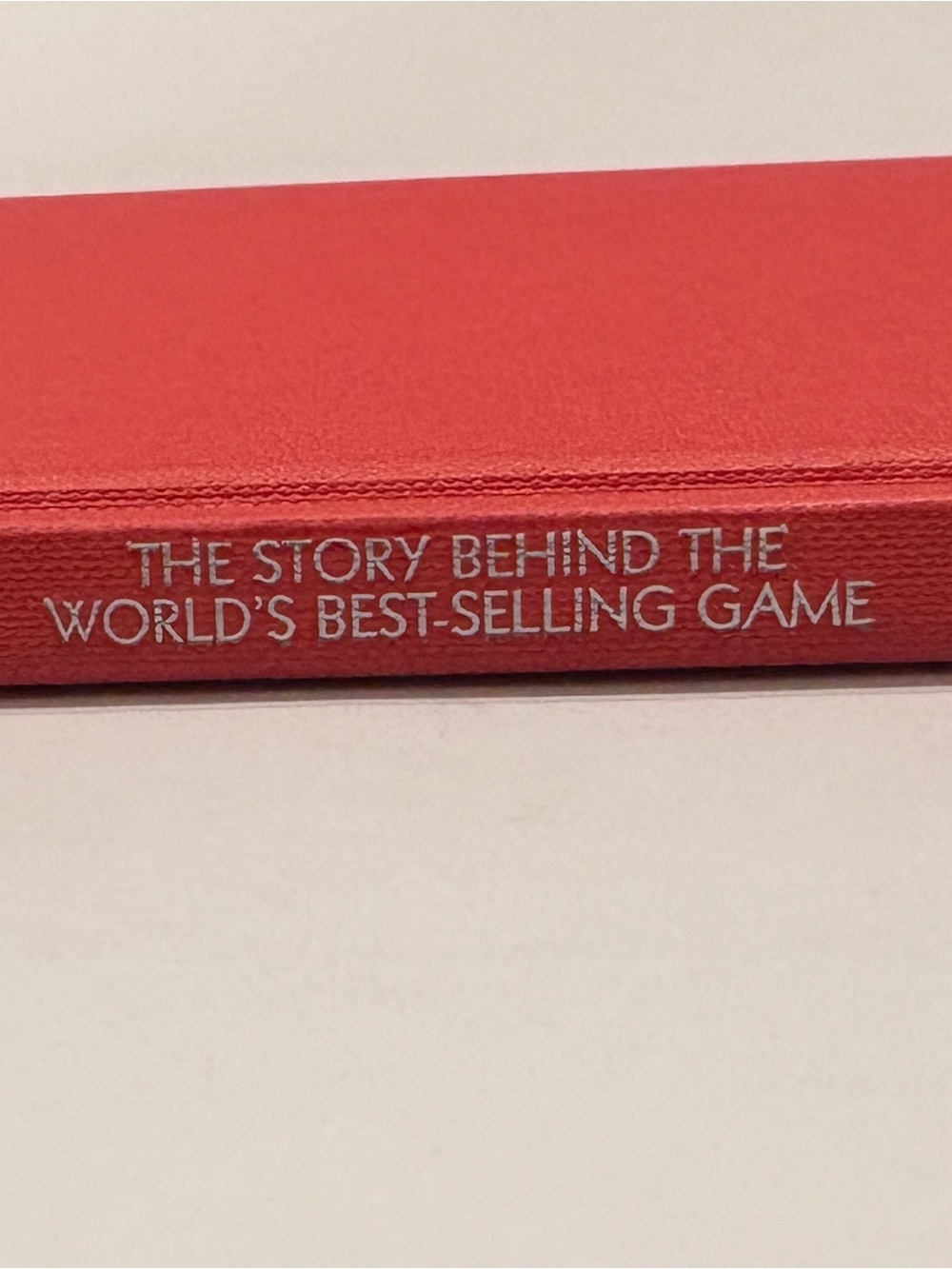 adidas Red Hardcover Book Spine with Silver Lettering